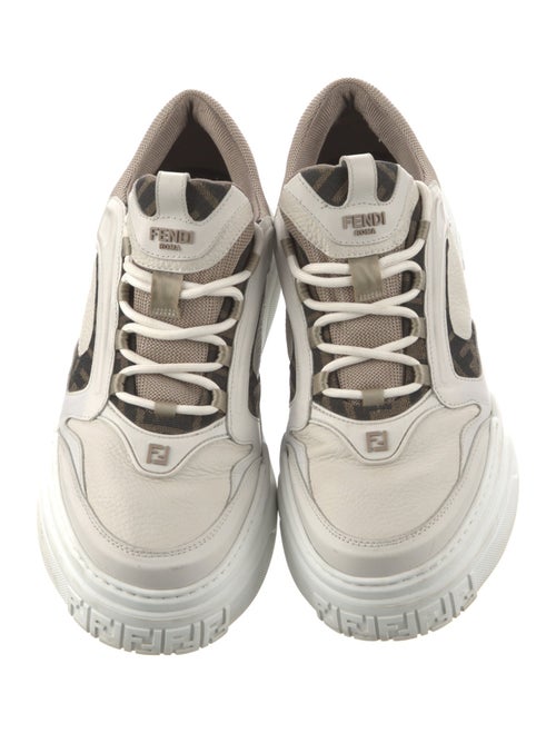 Fendi Zucca FF Logo Canvas Sneakers