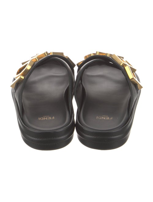 Fendi Leather Slides