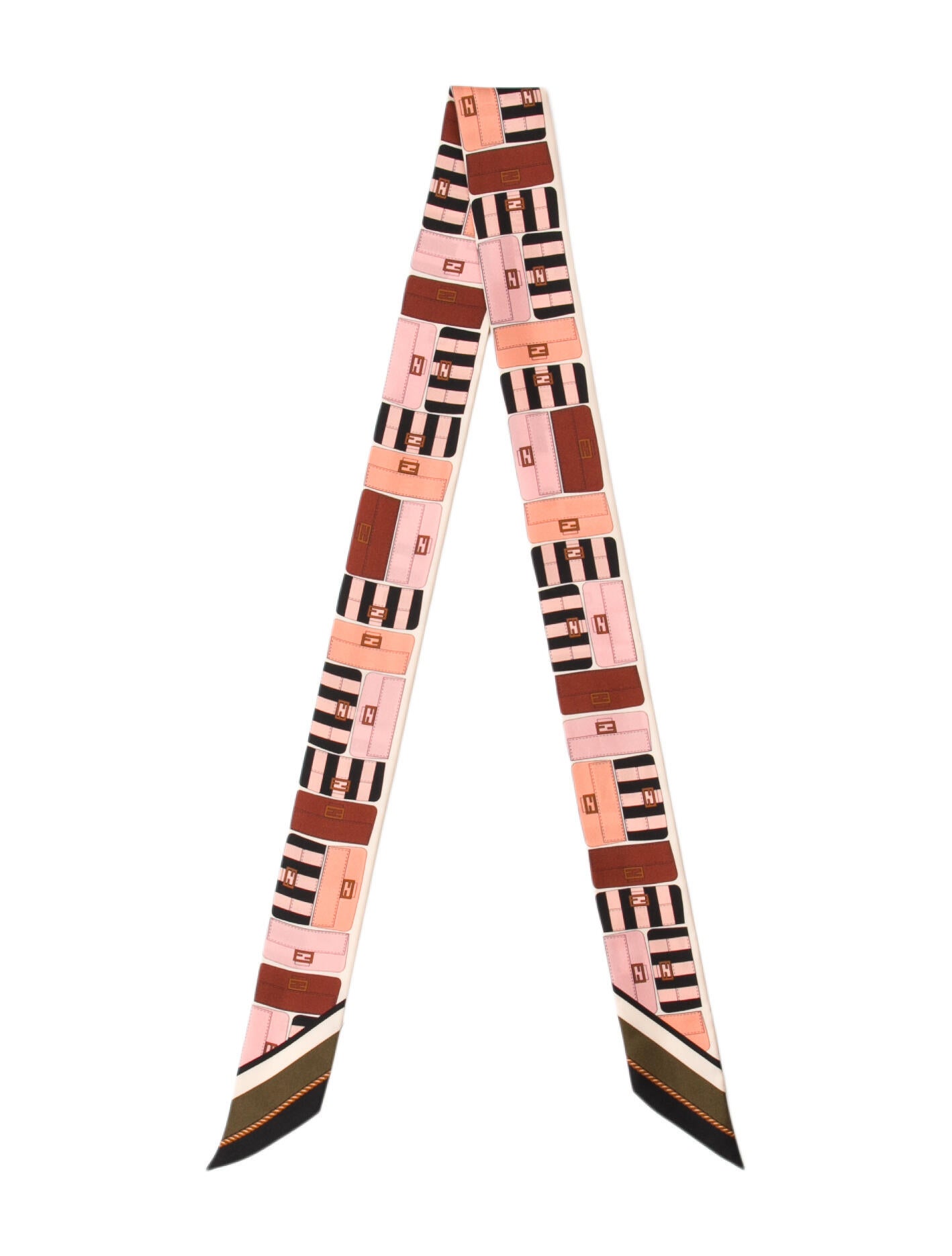 Fendi Silk Printed Bandana