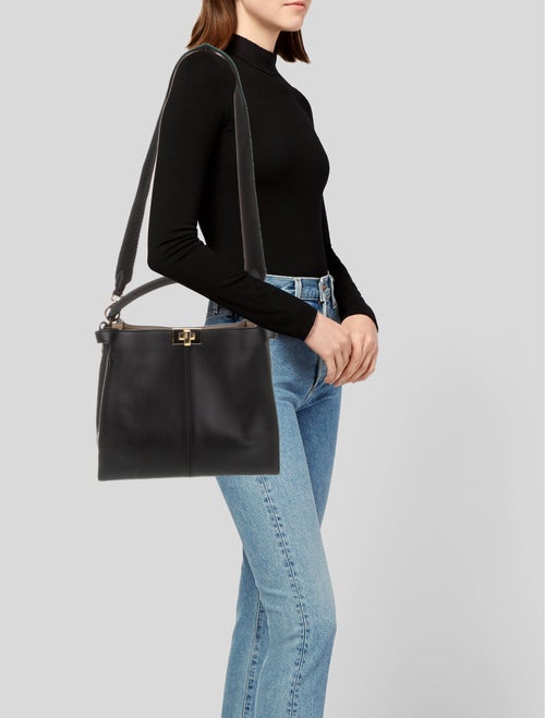 Fendi Leather Peekaboo X-Lite Medium