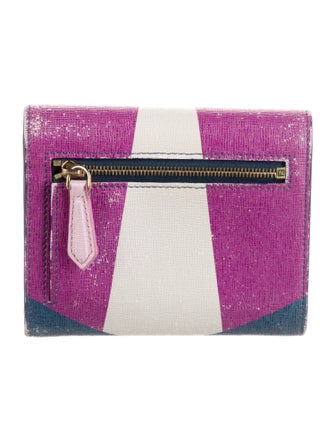 Fendi 2015 Monsters Motif Compact Wallet