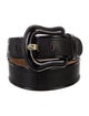 Fendi Zucca FF Logo Leather Belt