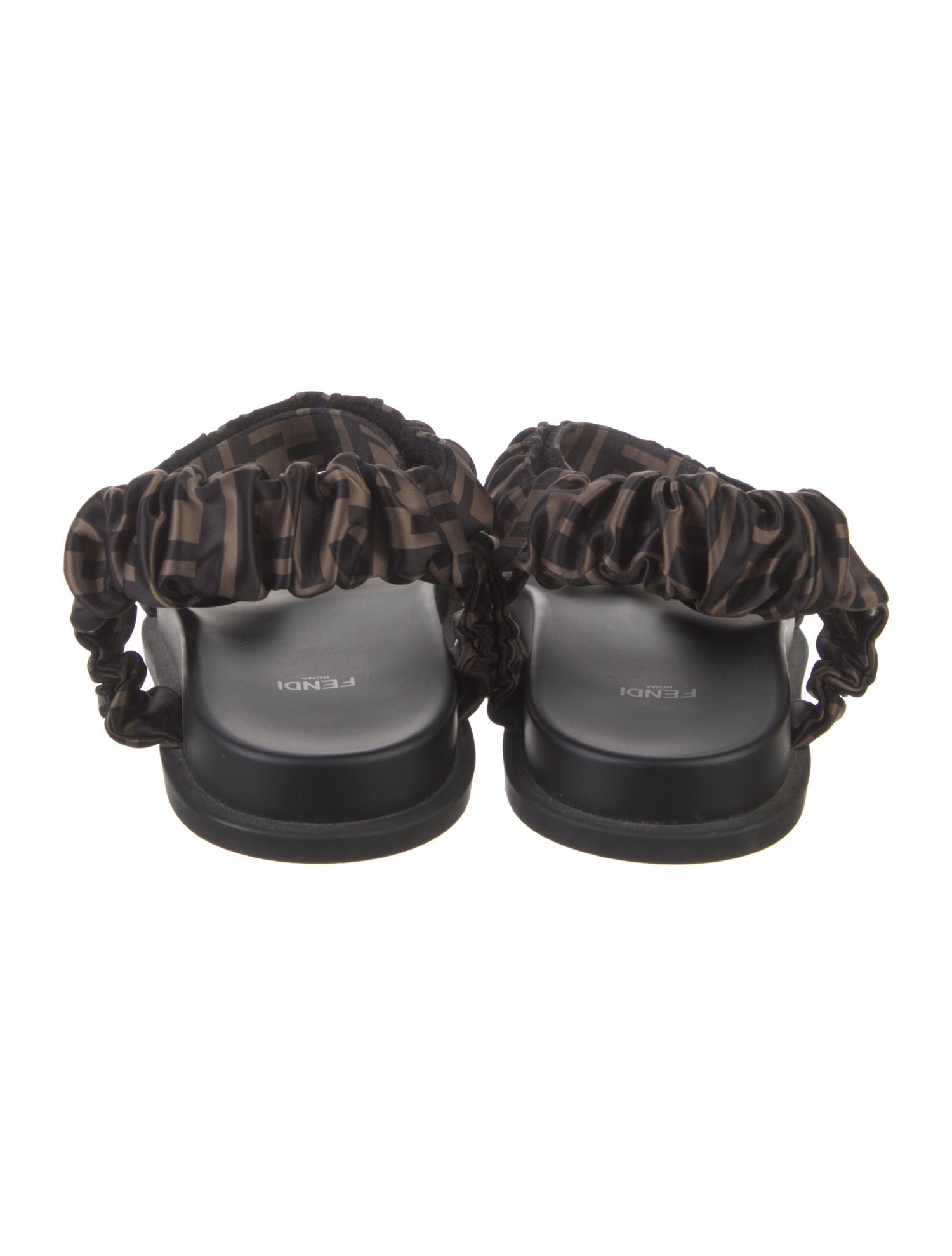 Fendi Zucca FF Logo Printed Sandals