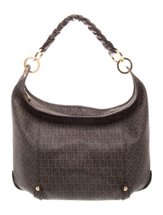 Fendi Zucchino FF Shoulder Bag