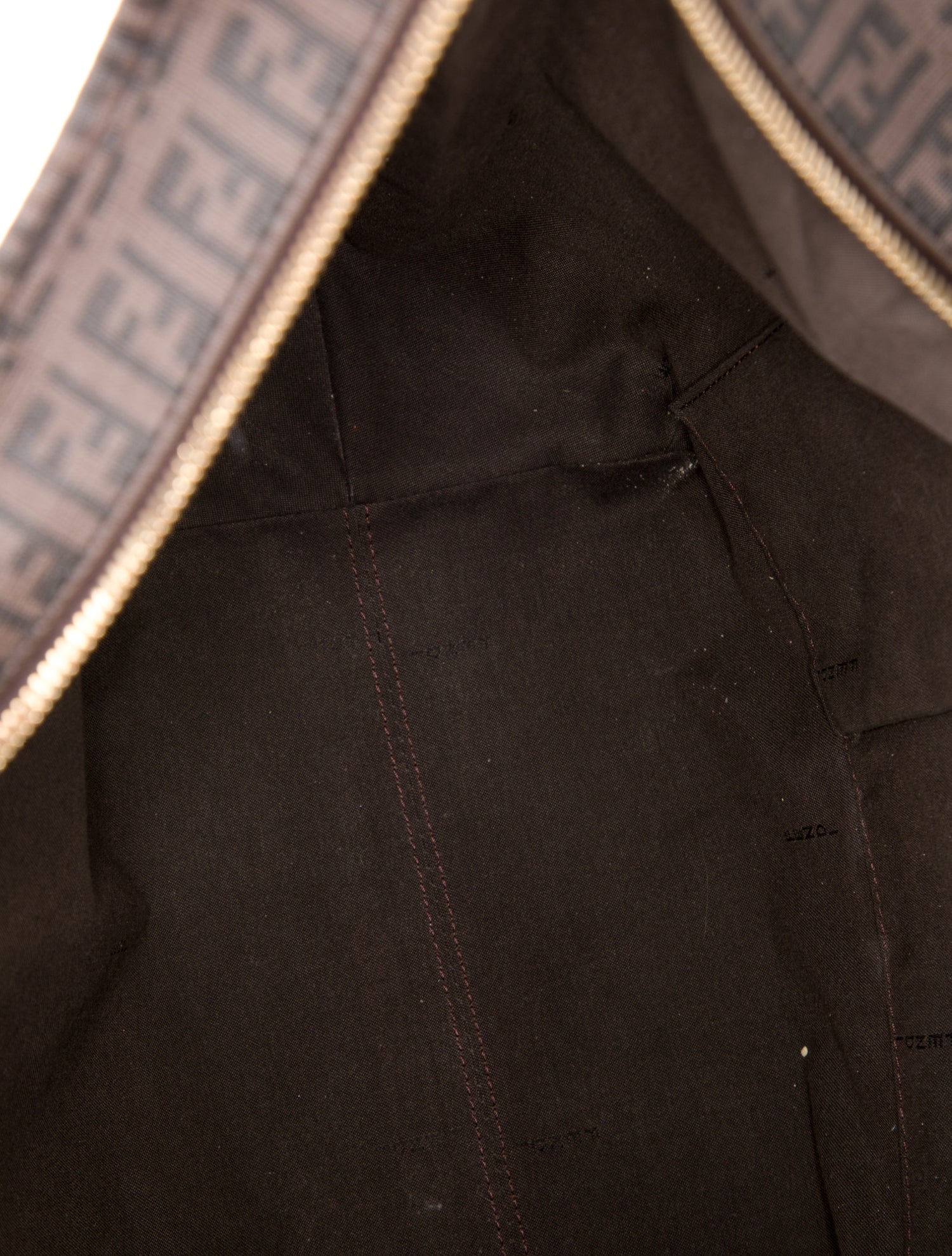 Fendi Zucchino FF Shoulder Bag