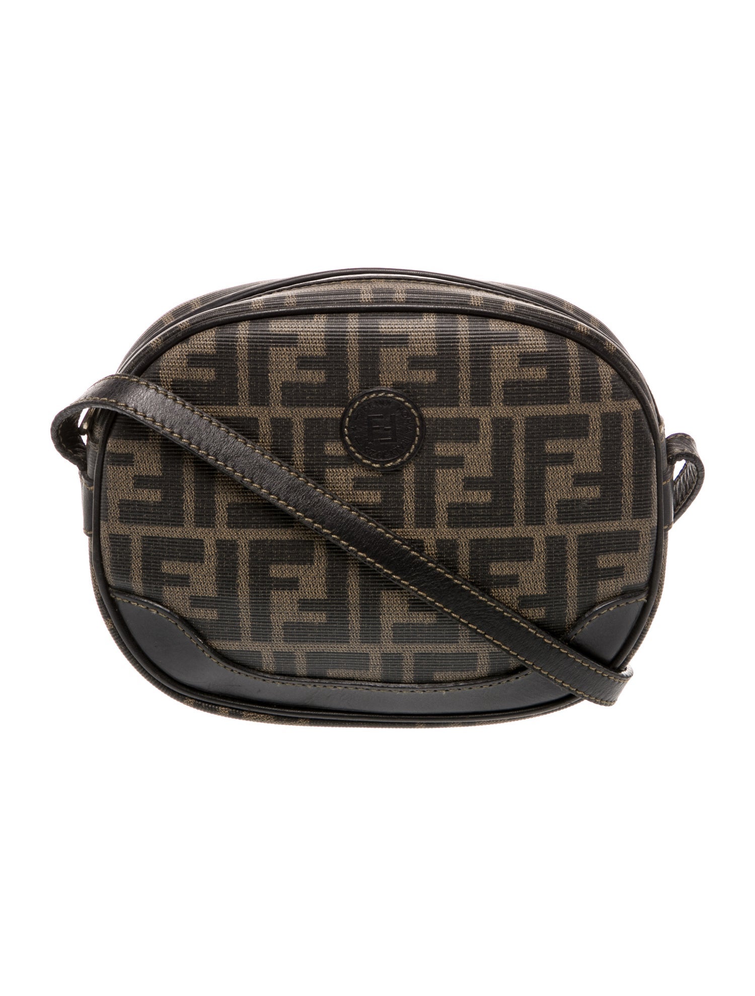 Fendi Zucca FF Crossbody Bag