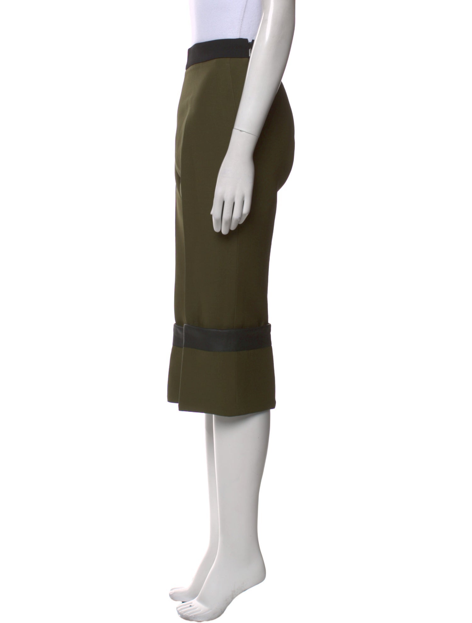 Fendi Wool Wide Leg Pants