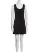 Fendi Scoop Neck Mini Dress