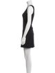 Fendi Scoop Neck Mini Dress