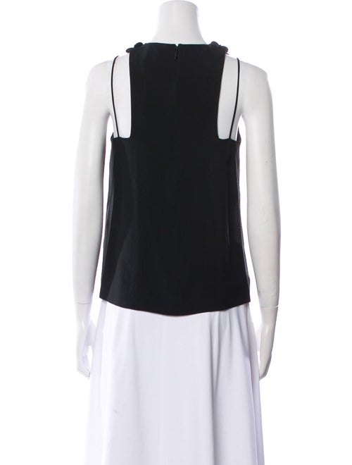 Fendi Crew Neck Sleeveless Blouse
