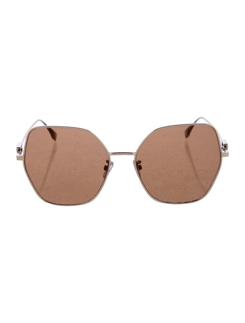 Fendi Square Mirrored Sunglasses