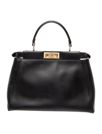 Fendi Leather Peekaboo Medium
