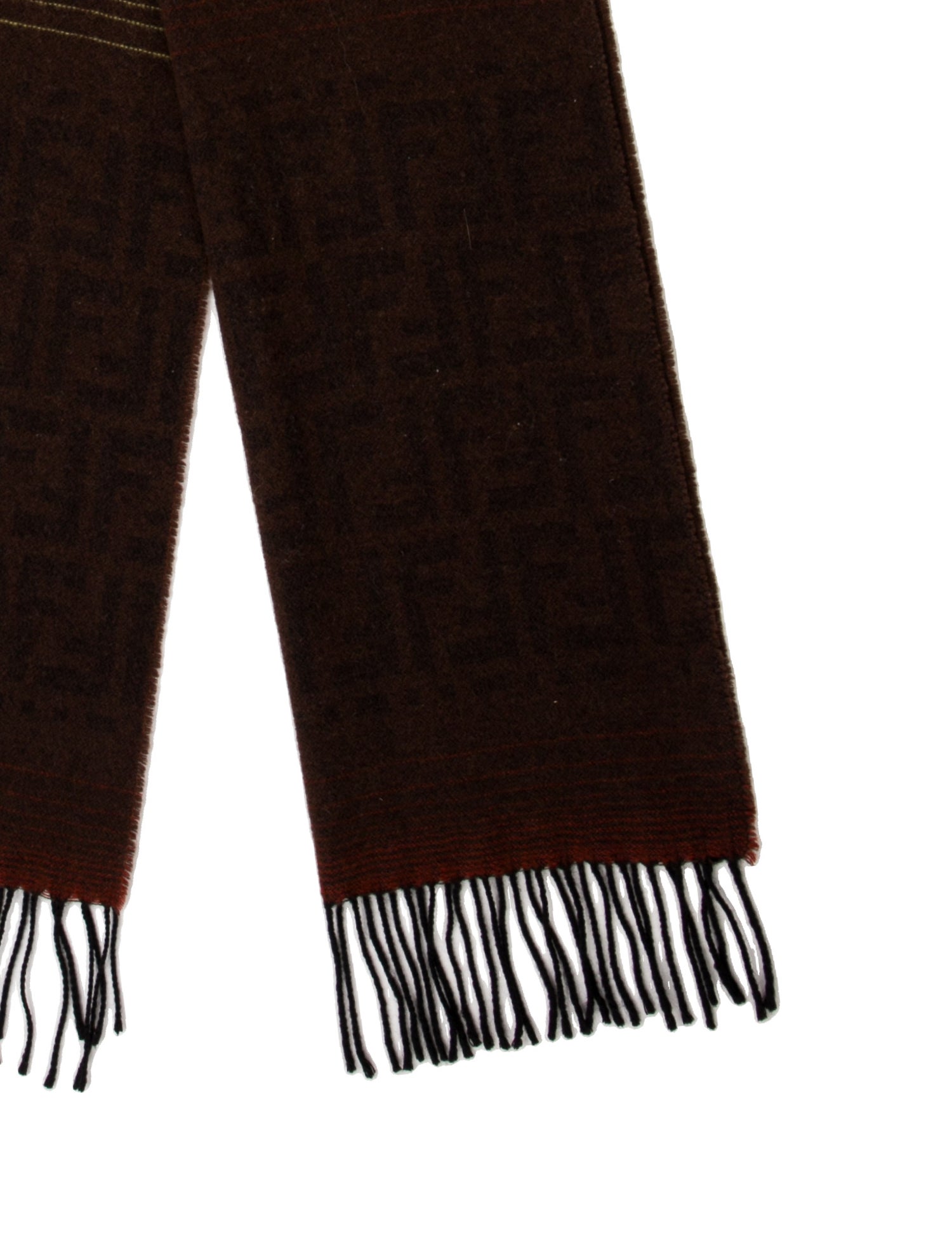 Fendi Wool Striped Scarf