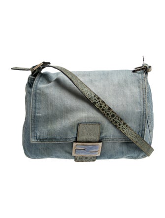 Fendi Denim Shoulder Bag