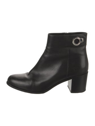 Fendi Leather Studded Accents Boots