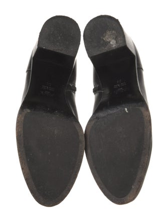 Fendi Leather Studded Accents Boots