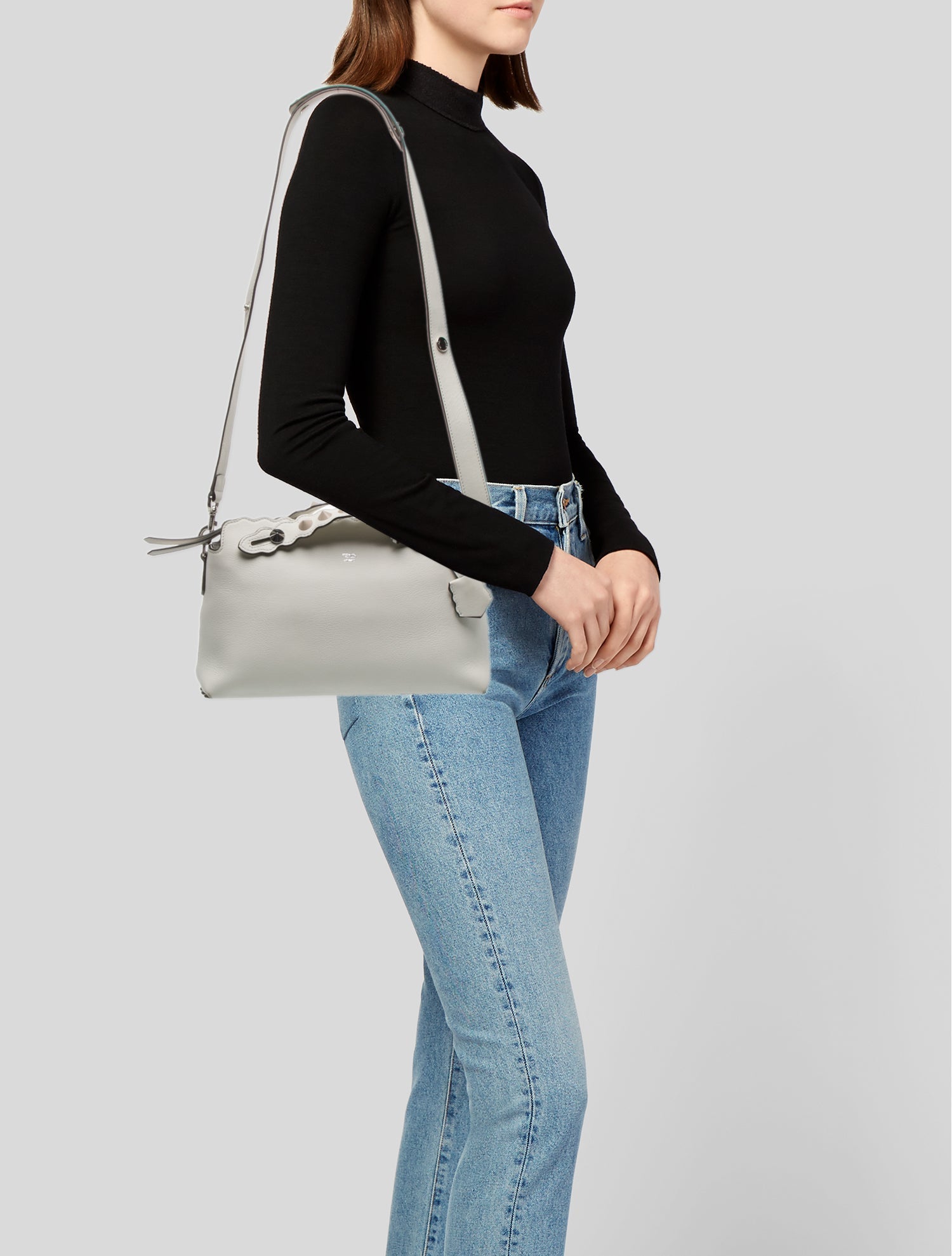 Fendi Leather Top Handle Bag