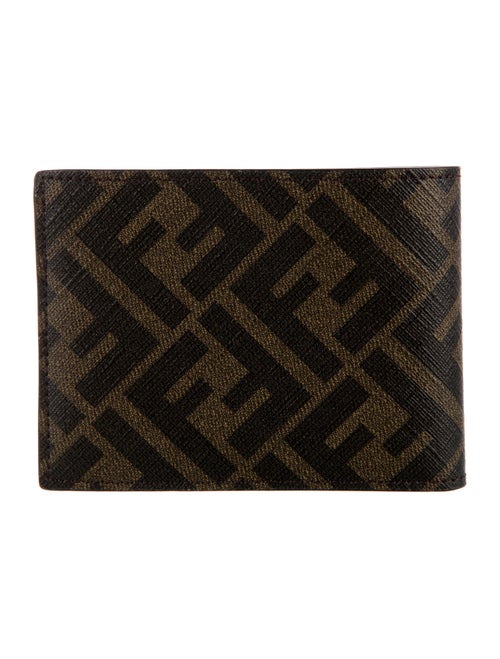 Fendi Zucca FF Logo Printed Bifold Wallet