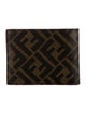 Fendi Zucca FF Logo Printed Bifold Wallet
