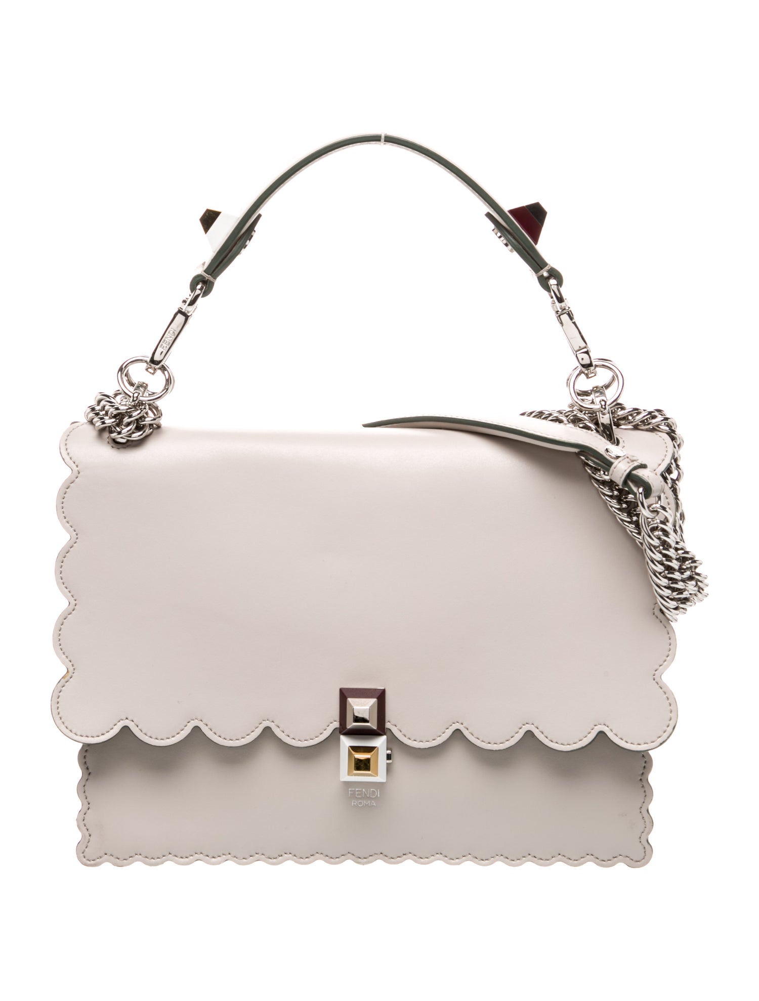 Fendi Leather Kan I Medium