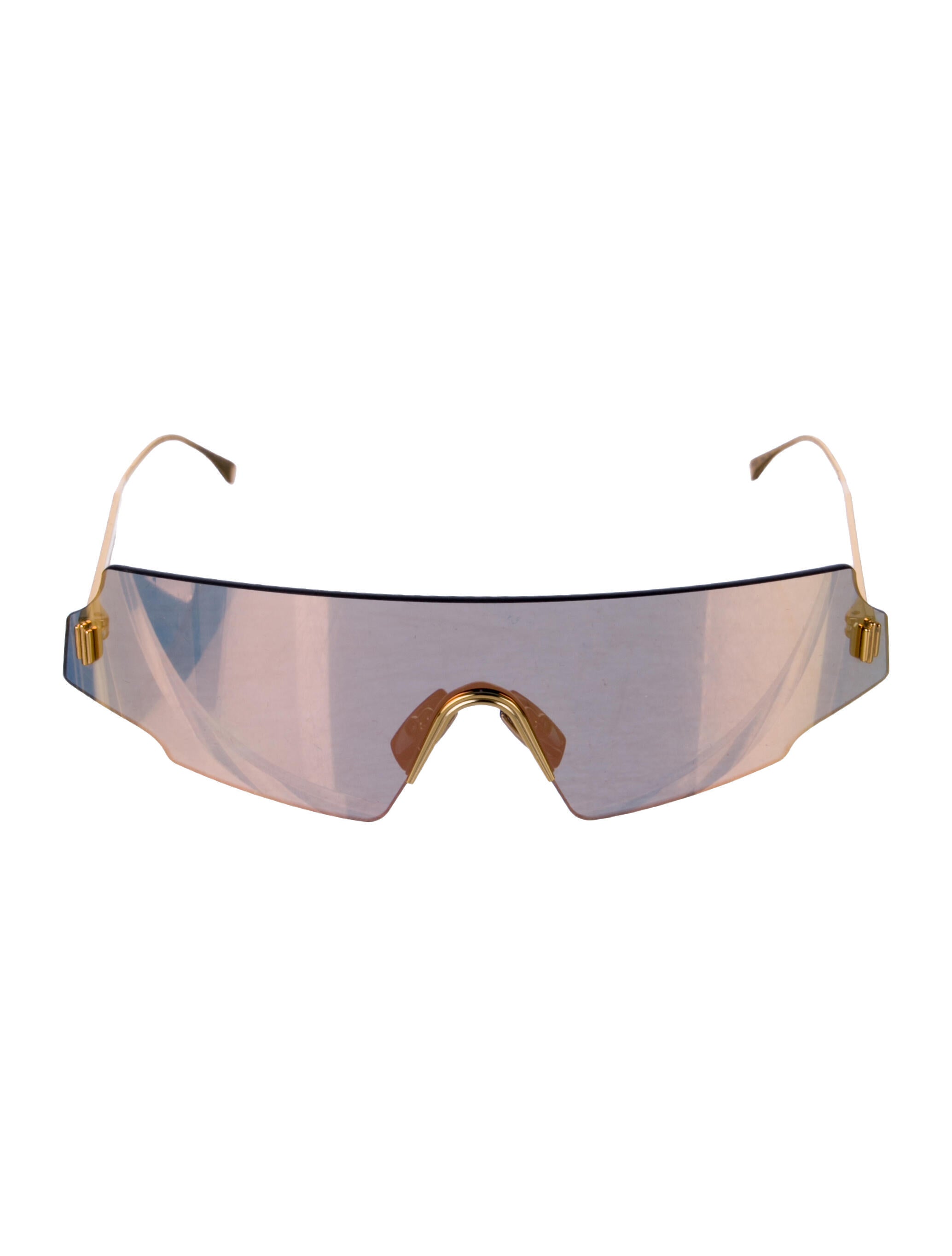 Fendi Shield Mirrored Sunglasses