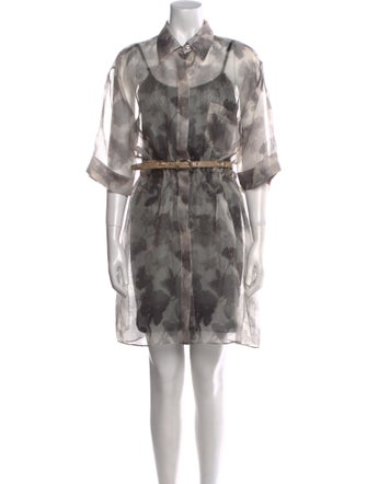 Fendi Printed Knee-Length Dress