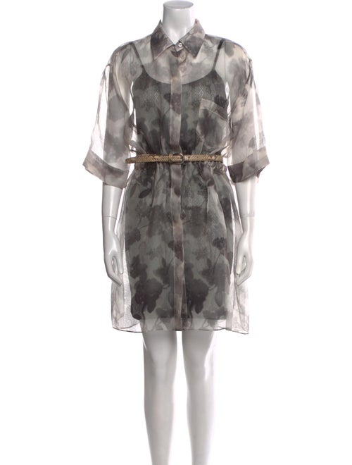 Fendi Printed Knee-Length Dress