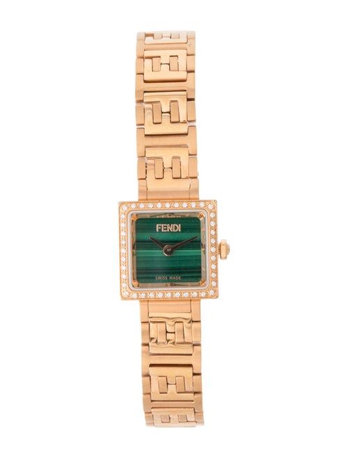 Fendi Forever Fendi Square Diamond Watch