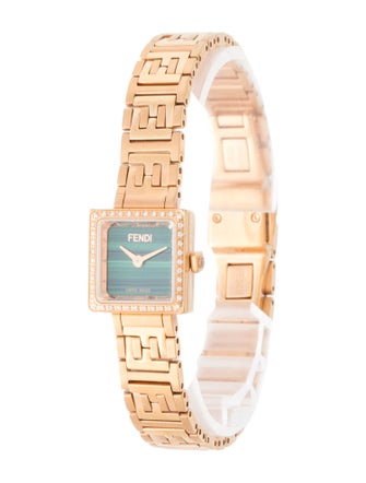 Fendi Forever Fendi Square Diamond Watch