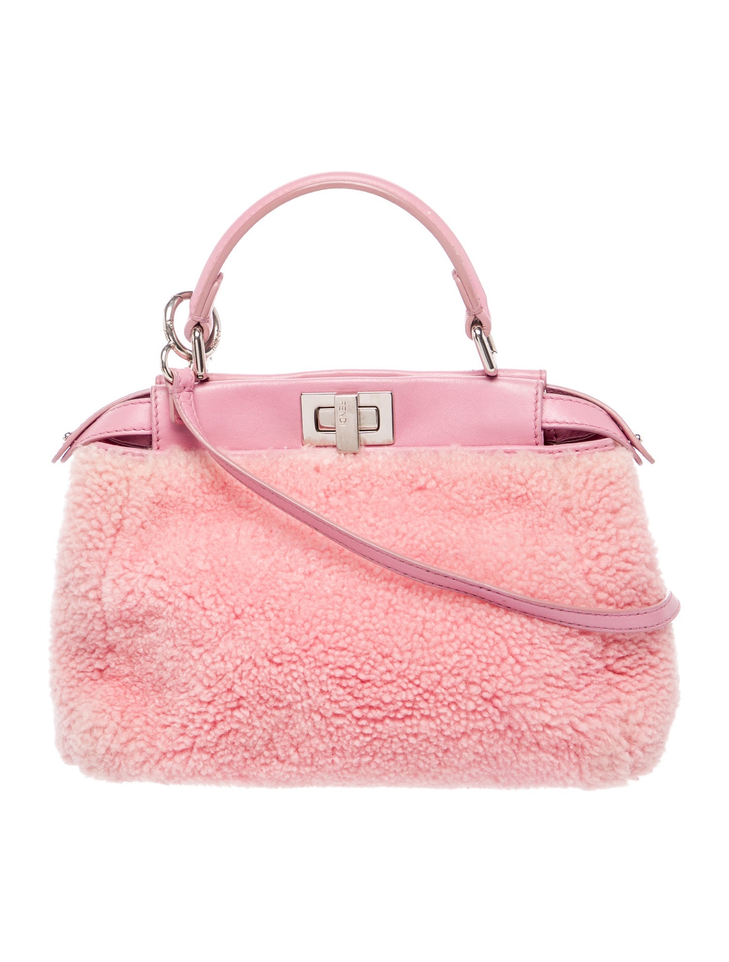 Fendi Faux Fur Peekaboo Mini