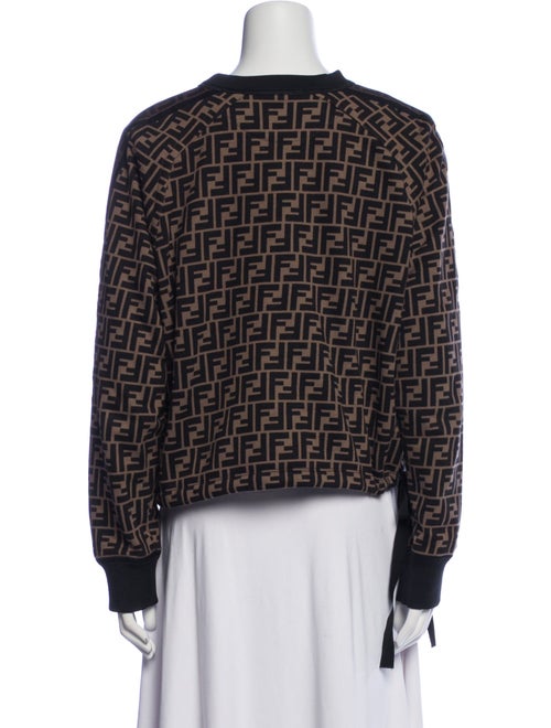 Fendi 2018 Plaid Print Crop Top