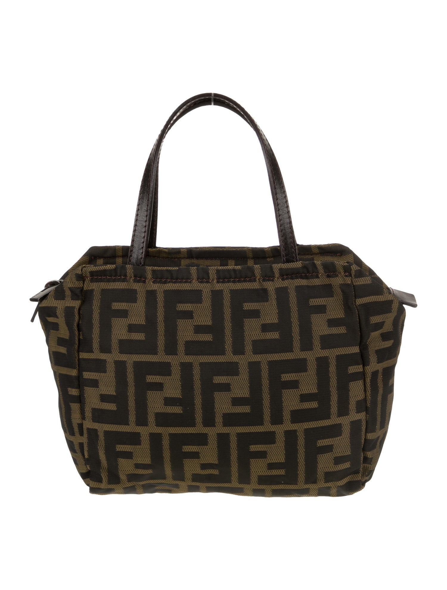 Fendi Zucca FF Top Handle Bag