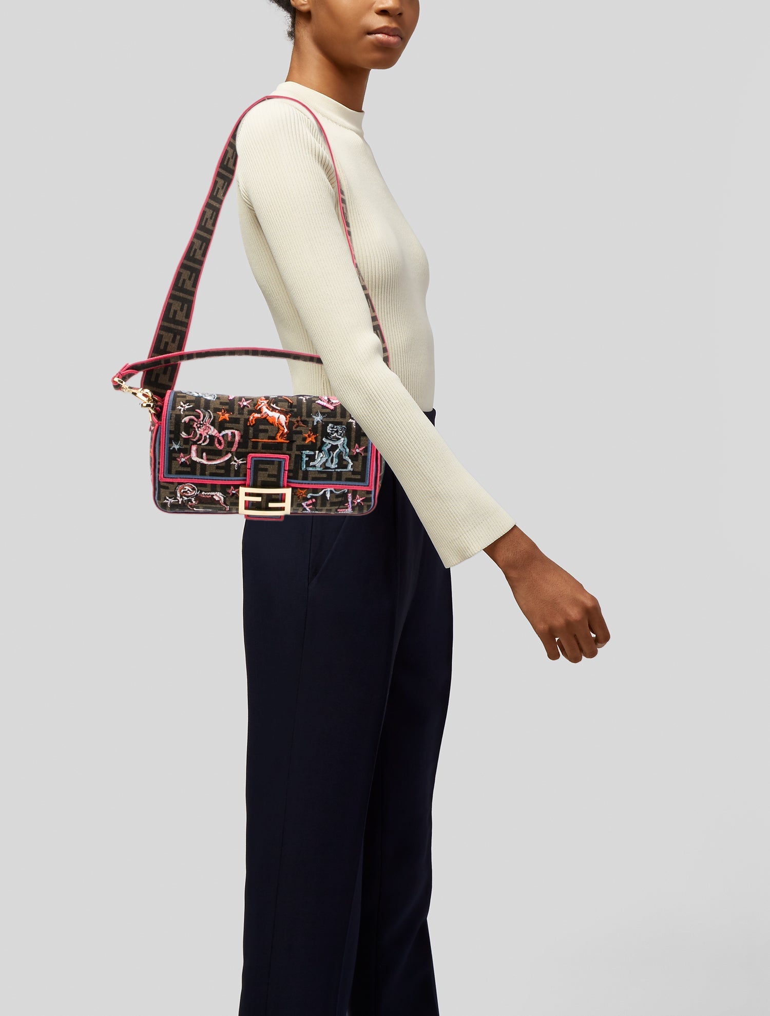 Fendi Zucca FF Baguette 2023