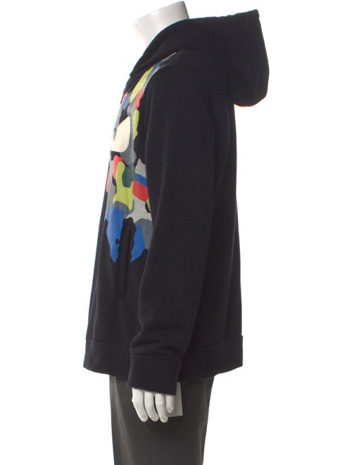 Fendi Wool Graphic Print Hoodie