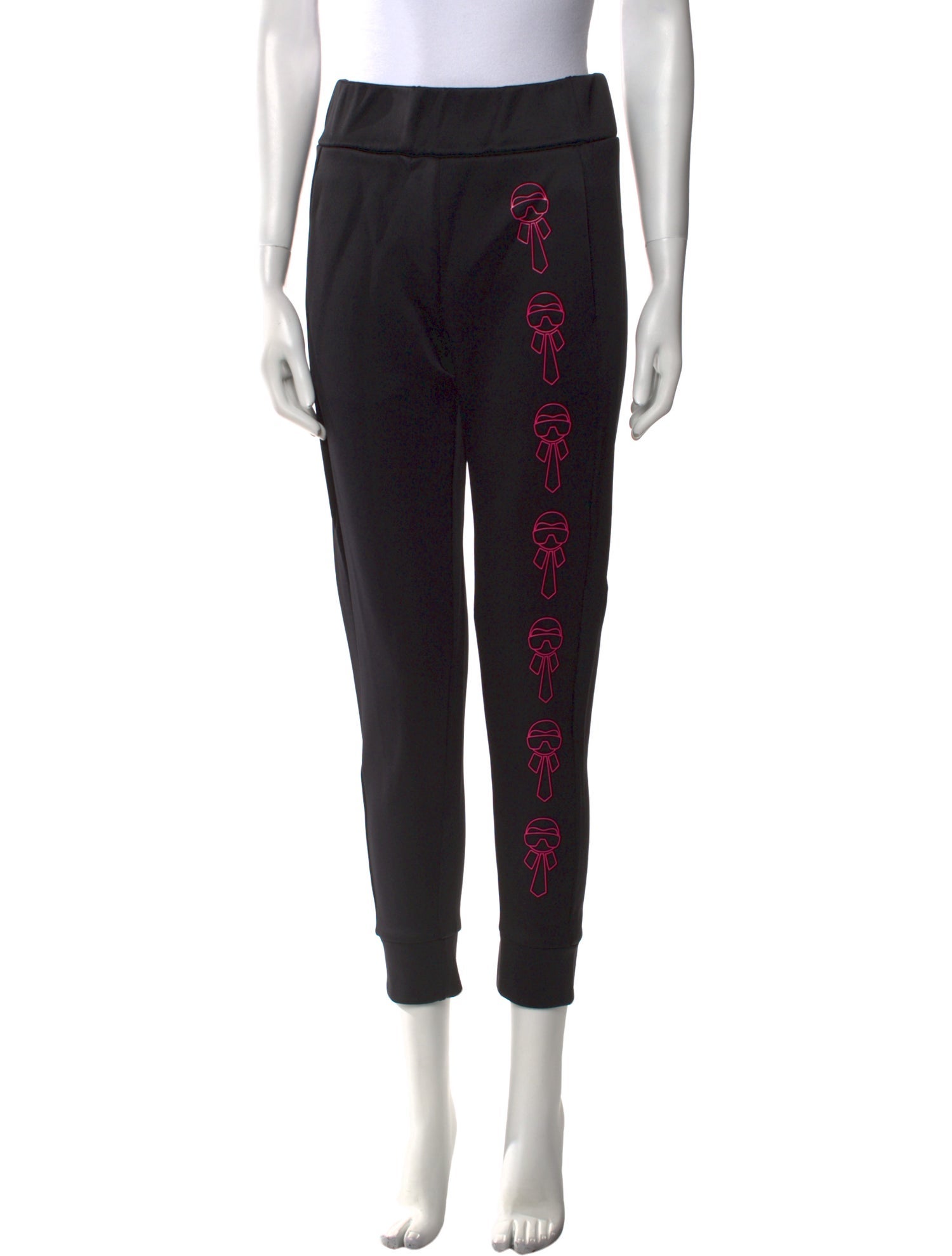 Fendi Graphic Print Straight Leg Pants
