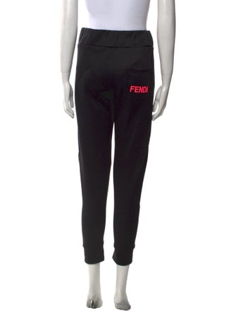 Fendi Graphic Print Straight Leg Pants