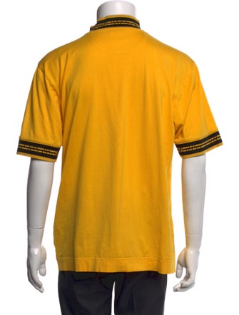 Fendi Zucca FF Logo Striped T-Shirt