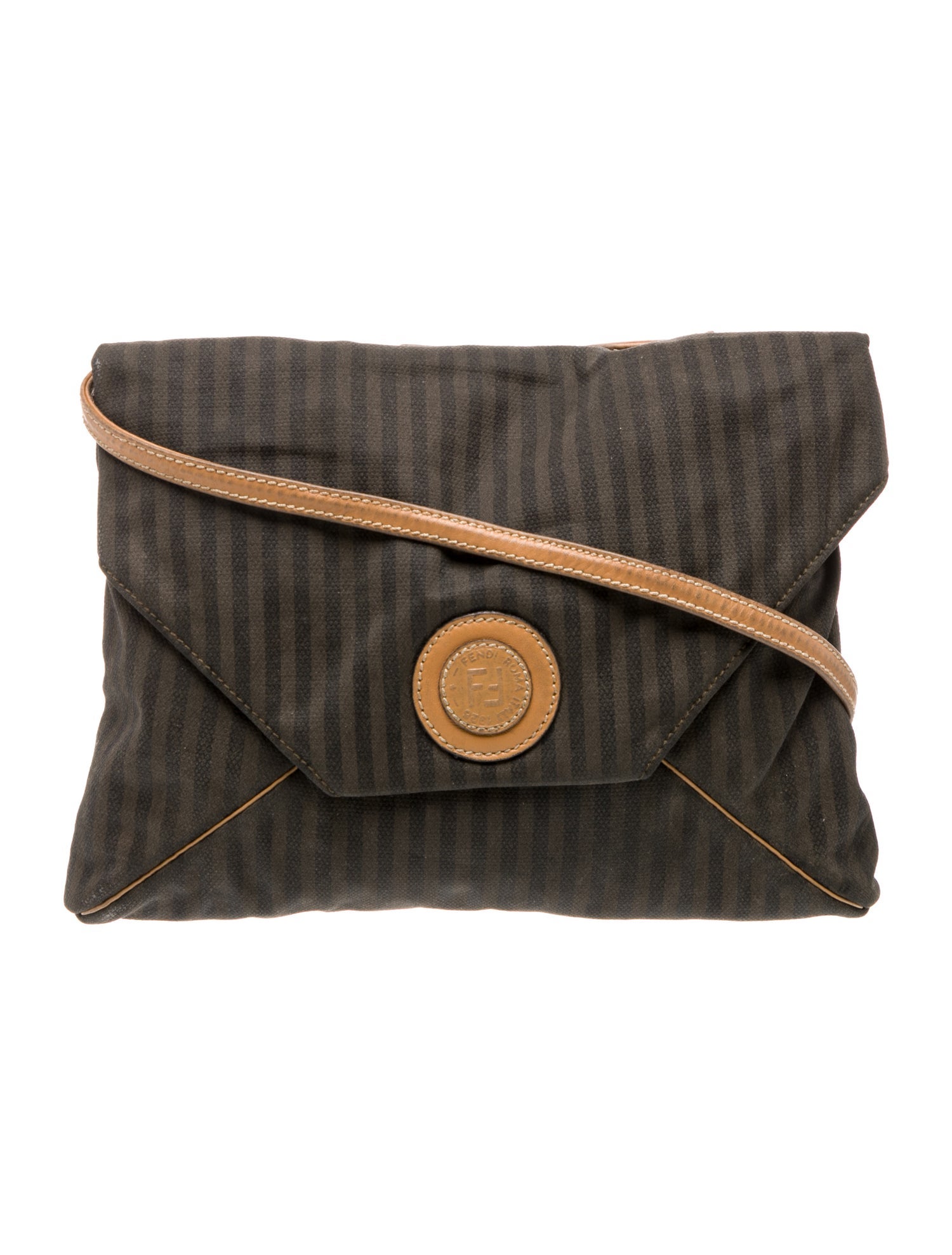 Fendi Pequin Crossbody Bag