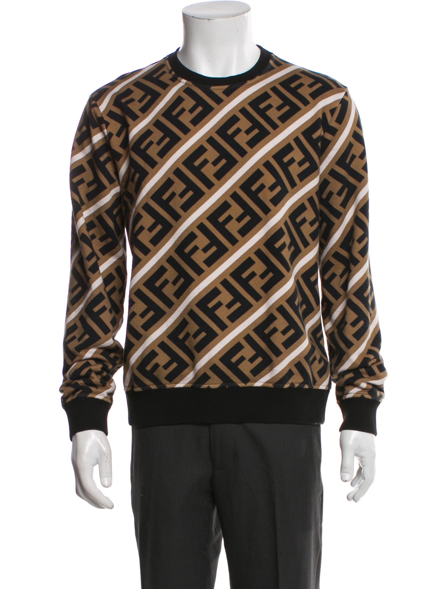 Fendi 2021 Zucca FF Logo Pullover