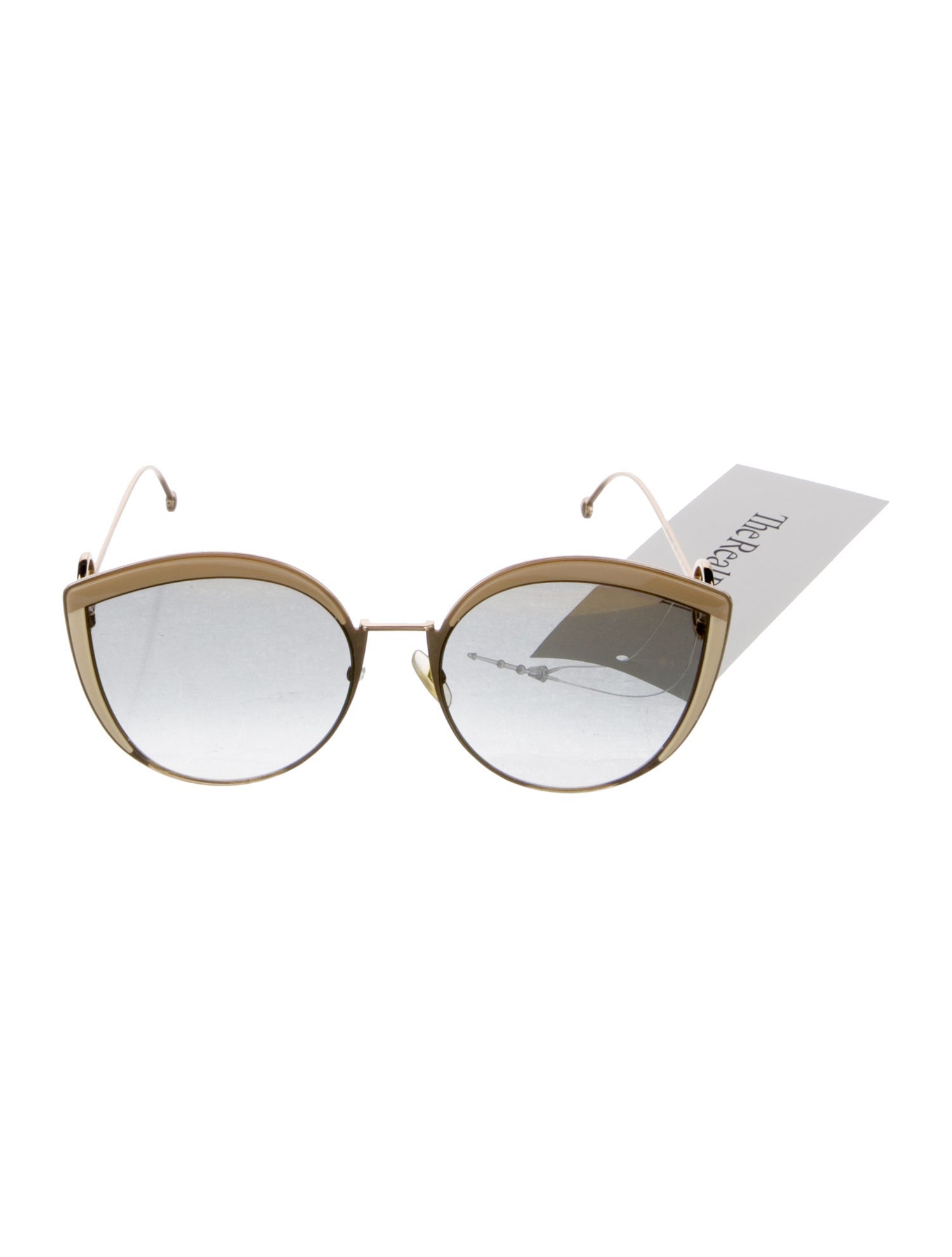 Fendi Oversize Gradient Sunglasses