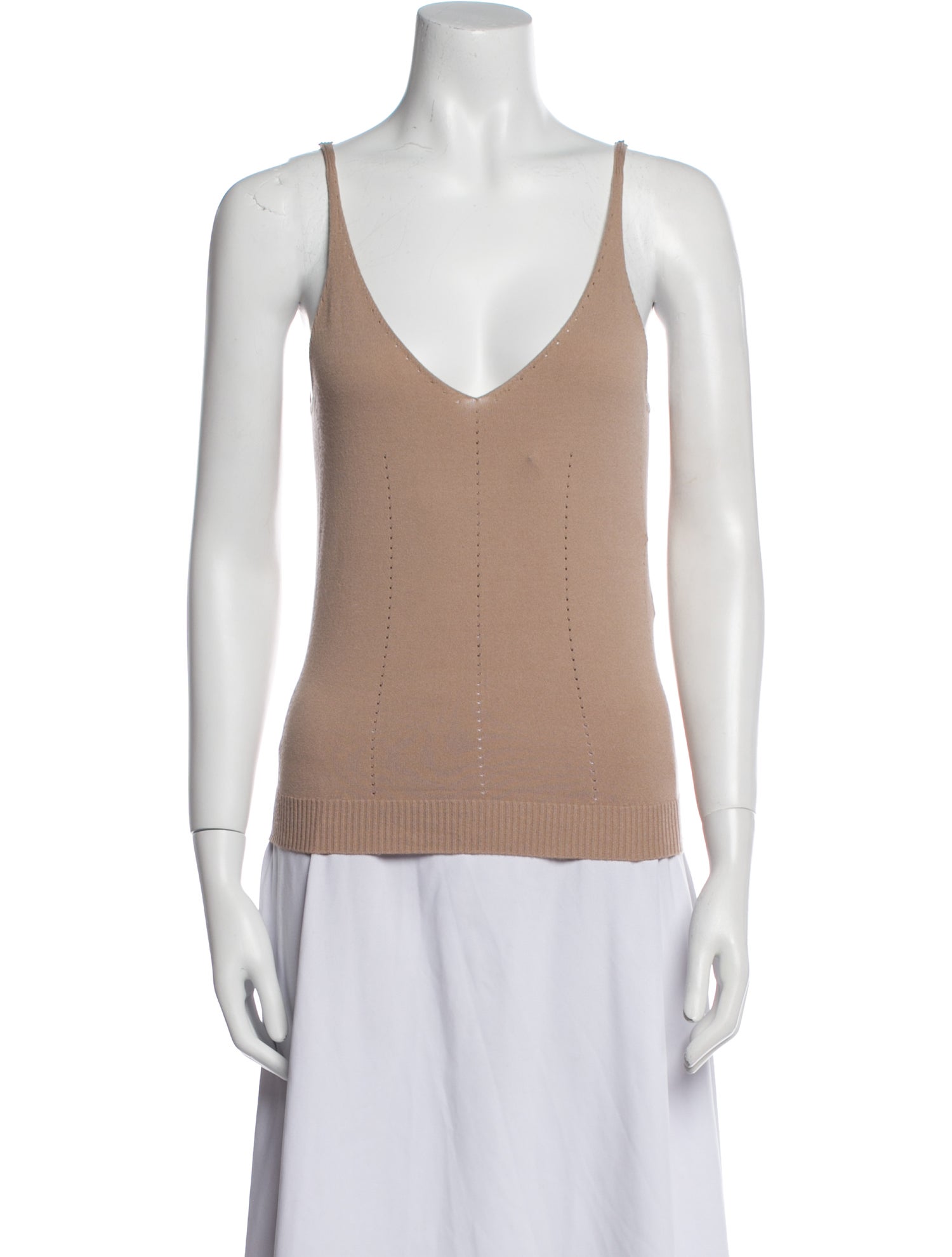 Fendi V-Neck Sleeveless Top