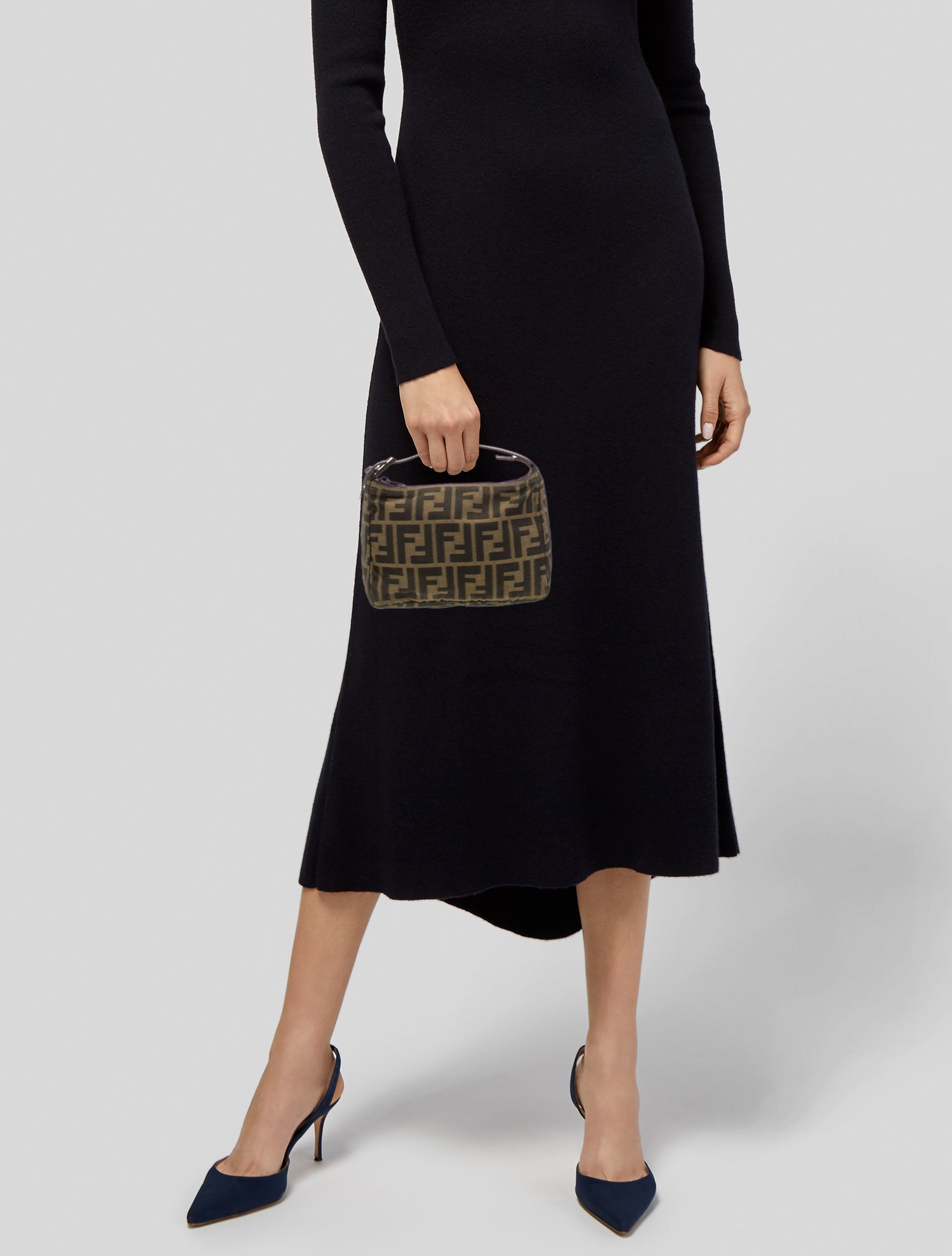 Fendi Zucca FF Top Handle Bag