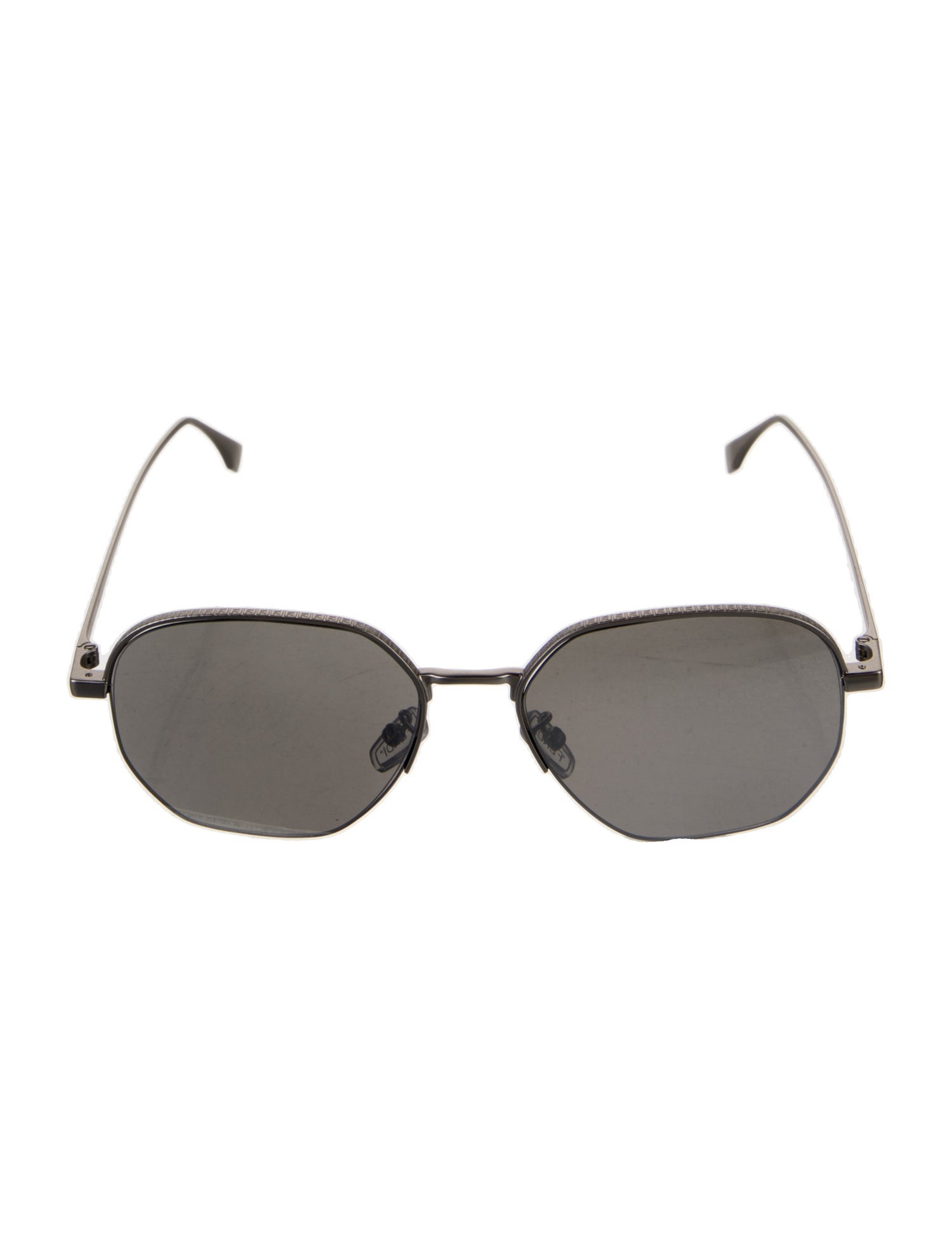 Fendi Zucchino FF Logo Oversize Sunglasses