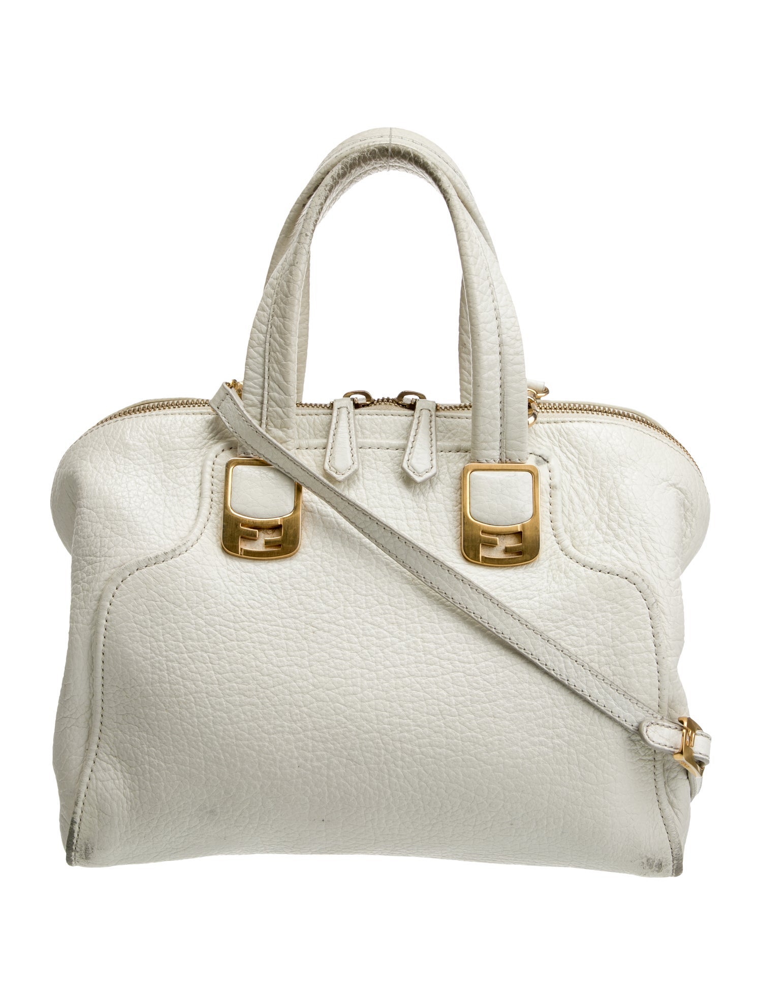 Fendi Leather Top Handle Bag