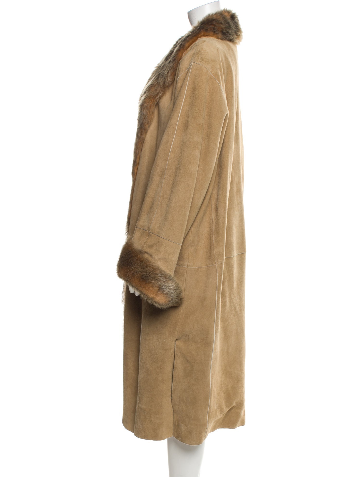 Fendi Vintage Late 1980's - Early 1990's Faux Fur Coat