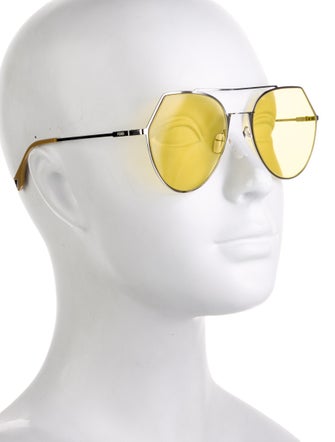 Fendi Aviator Tinted Sunglasses