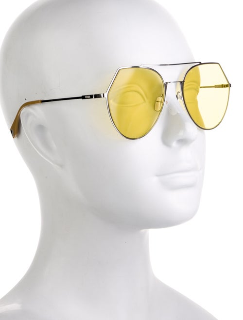 Fendi Aviator Tinted Sunglasses