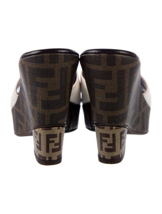 Fendi Canvas Printed Slides