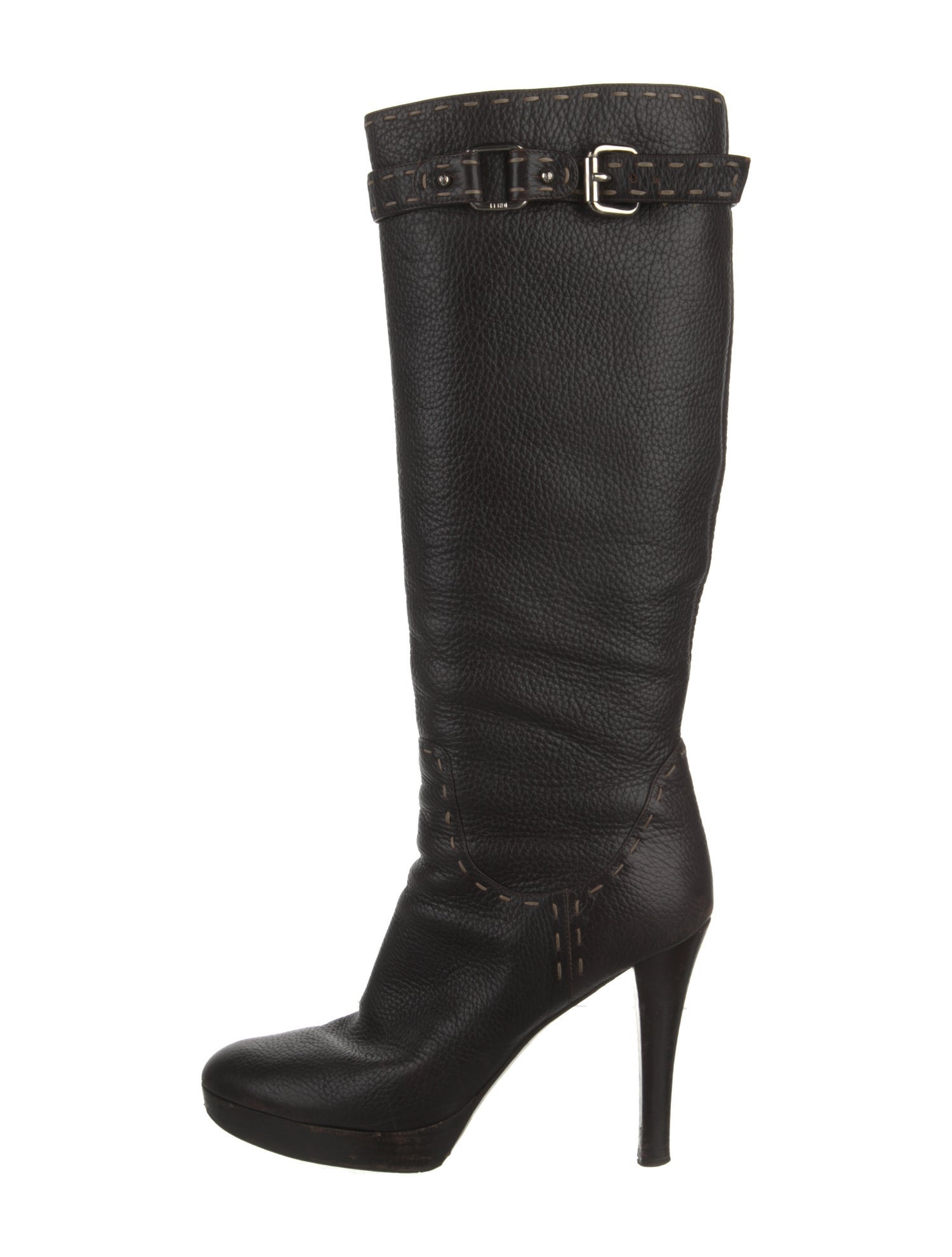 Fendi Leather Boots