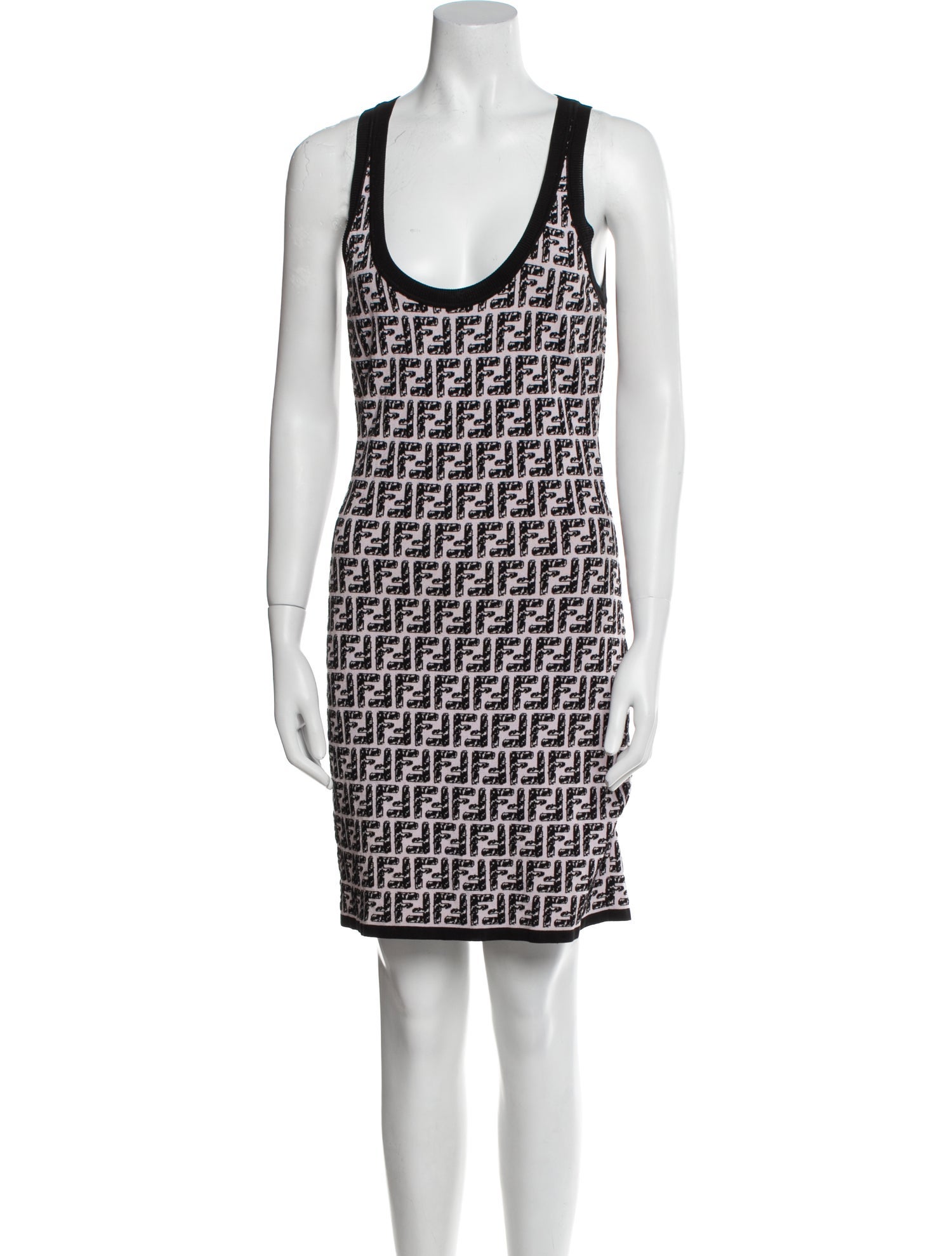 Fendi Printed Knee-Length Dress